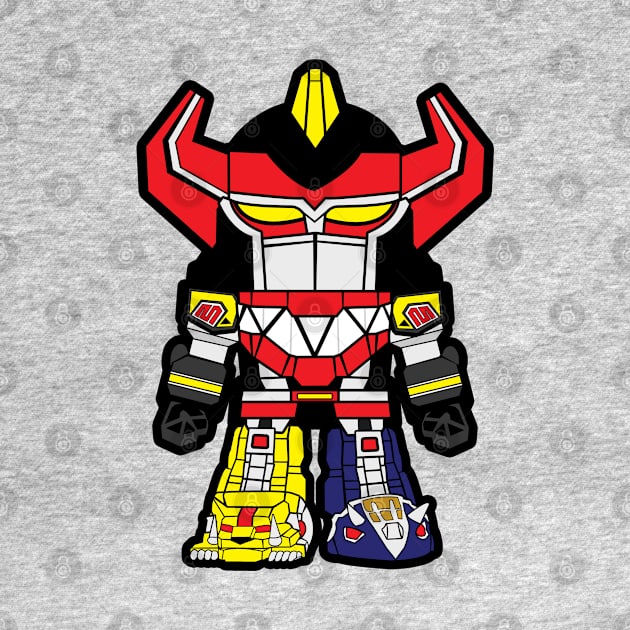 Megazord Chibi by mighty corps studio